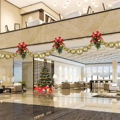 Northlight 6' Gold Shiny and Matte Shatterproof Ball Christmas Swag -Northlight Christmas Store GUEST c8879f4a 2833 4b79 bb18 f467a43cb85b