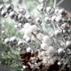 28"H Sullivans Frosted Berry Spray, Multicolored