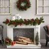 Nearly Natural 5' Pine with Magnolia Flowers and Berries Artificial Christmas Garland Green -Northlight Christmas Store GUEST c9b7ef55 4ba5 4b7d 8a28 a3b570f0579a