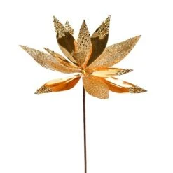 Vickerman 13" Shiny Glitter Poinsettia Spray -Northlight Christmas Store GUEST cb3614e4 28d9 436d b6e9 118185443a27