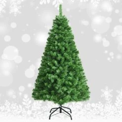 Tangkula Pre-lit Artificial Christmas Tree, Multi-Colored Fiber Optic Spruce Tree Artificial Xmas Tree -Northlight Christmas Store GUEST cbf27ff8 72f5 4d4f b709 60c5bac2f602