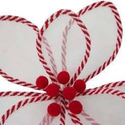 Northlight 22" Candy Cane Poinsettia Christmas Stem Spray -Northlight Christmas Store GUEST cc060c8b 0126 4ea1 a1e8 ed867af1ce86