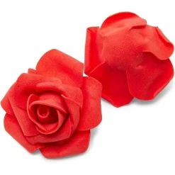 Bright Creations 200 Pack Fake Red Roses, 2 Inch Stemless Foam Flowers for Wall Decorations, Wedding Receptions, Faux Bouquets, Spring Decor -Northlight Christmas Store GUEST cca67a56 b7ea 47a7 88e9 0a697f06d2b1
