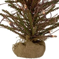 Northlight 1.5' Prelit Artificial Christmas Tree Warsaw Twig in Burlap Base - Clear Lights -Northlight Christmas Store GUEST cd8e1a81 2488 447a bf94 135c0b1f9aa5