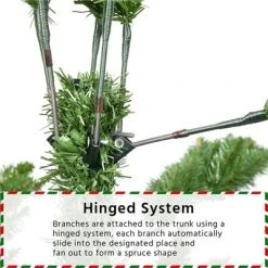 Yaheetech Ultra-Thick Artificial Christmas Tree with Foldable Stand -Northlight Christmas Store GUEST cdc76c51 facf 4814 ae69 a617275120a9