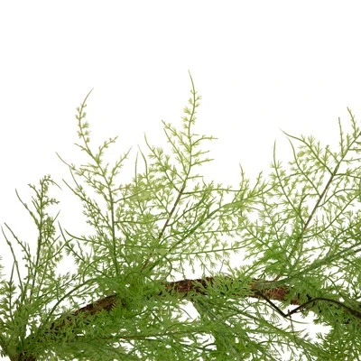 Northlight 5' x 8" Green Cedar Artificial Christmas Garland, Unlit 3 Northlight 5' x 8" Green Cedar Artificial Christmas Garland, Unlit