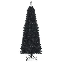 Tangkula Pre-lit Tree Hinged Artificial Pencil Tree w/ PVC Branch Tips & Warm White Lights -Northlight Christmas Store GUEST cf954242 f364 4874 8224 8a58eb7ea0be