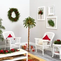 5ft Nearly Natural Pre-Lit LED Palm Artificial Christmas Tree Warm White Lights -Northlight Christmas Store GUEST cfe7cbee e9ee 4959 97e6 407486b14206