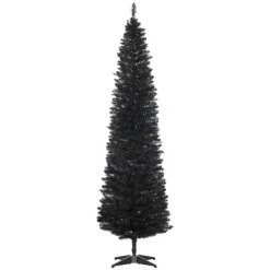 HOMCOM 82.75" Slim Noble Fir Unlit Artificial Christmas Tree with Realistic Branches and 499 Tips -Northlight Christmas Store GUEST d094b43f f188 4ae3 b906 e6114d45d72a