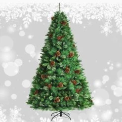 Tangkula 6ft Pre-lit Christmas Tree Artificial Christmas Pine Tree w/ 350 LED Lights & 814 Branch Tips -Northlight Christmas Store GUEST d1a31a3e b7ce 435b bafc 267dbf00049a