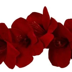 5' Amaryllis Silk Garland - Nearly Natural -Northlight Christmas Store GUEST d2a41379 c237 4557 b84c 8b39259f6cde