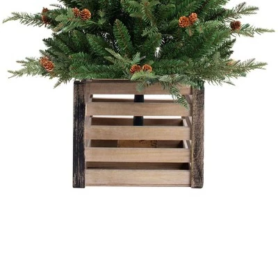Haute Decor 4ft Pre-Lit Asheville Fir Potted Artificial Christmas Tree - Haute Décor 3 Haute Decor 4ft Pre-Lit Asheville Fir Potted Artificial Christmas Tree - Haute Décor