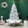 Northlight 6' Lighted Musical Snowing Artificial Tinsel Christmas Tree, White LED Lights -Northlight Christmas Store GUEST d2edbeed 1082 441b 99b4 db6dc5473a63