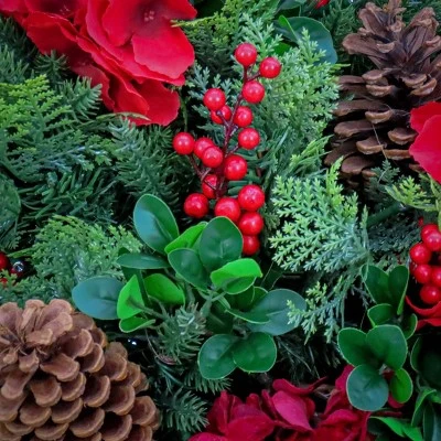 28" Pre-Lit Battery Operated LED Vienna Waltz Urn Filler White Lights - National Tree Company 4 28" Pre-Lit Battery Operated LED Vienna Waltz Urn Filler White Lights - National Tree Company - Image 2