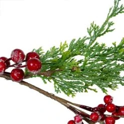 Northlight 5' x 10" Frosted Red Berry Artificial Christmas Garland, Unlit -Northlight Christmas Store GUEST d3782224 094b 43be 9d0e 9c09647c93d5