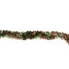 Northlight 12' x 3.5" Unlit Green/Red Wide Cut Christmas Tinsel Garland -Northlight Christmas Store GUEST d3a8742b 7867 4226 8c6c a02454607e22