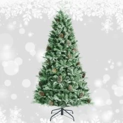 Tangkula 7 Ft Artificial Christmas Tree Mixed PE & PVC Xmas Tree Office and Party Festival Holiday Decor Green 19 Tangkula 7 Ft Artificial Christmas Tree Mixed PE & PVC Xmas Tree Office and Party Festival Holiday Decor Green -Northlight Christmas Store GUEST d45a2491 0187 49c7 9a70 884c8d592726