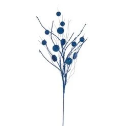 Vickerman 33" Ball and Coin Glitter Twig Spray -Northlight Christmas Store GUEST d476d13c ce0f 40f7 b105 4b5907543cb2