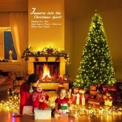 Costway 7Ft Pre-Lit Artificial Christmas Tree Hinged 500 LED Lights -Northlight Christmas Store GUEST d50619d4 d9e6 4971 9d09 1f8d029a6751