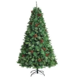 Costway 6ft 7ft8ft Unlit Hinged PVC Artificial Christmas Pine Tree with Red Berries 24 Costway 6ft 7ft8ft Unlit Hinged PVC Artificial Christmas Pine Tree with Red Berries -Northlight Christmas Store GUEST d5364f62 bbf1 4a02 a3de b108daeeb7c0