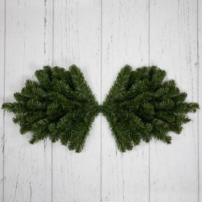 Northlight 32" Unlit Canadian Pine Artificial Christmas Door Swag 8 Northlight 32" Unlit Canadian Pine Artificial Christmas Door Swag - Image 6