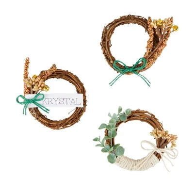 Juvale 12 Pack Small Grapevine Wreaths for Crafts, DIY Wedding Decorations, Christmas Ornaments, Holiday Decor, 4 in 5 Juvale 12 Pack Small Grapevine Wreaths for Crafts, DIY Wedding Decorations, Christmas Ornaments, Holiday Decor, 4 in - Image 3