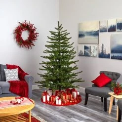 Nearly Natural 7' Pre-Lit LED Full Vancouver Mountain Pine Artificial Christmas Tree Clear Lights -Northlight Christmas Store GUEST d81020be fcc8 44df 94f8 74ca848a0356