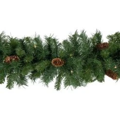Northlight 9' x 12" Prelit Red Pine Artificial Christmas Garland - Clear Lights -Northlight Christmas Store GUEST d8f69fa6 493a 43f7 bbe5 89f1c5f4e5d8