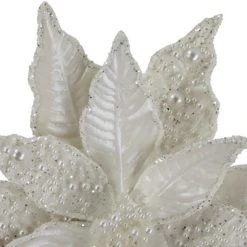 Northlight 22" Pearl White Glittered Poinsettia Christmas Stem Spray 7 Northlight 22" Pearl White Glittered Poinsettia Christmas Stem Spray -Northlight Christmas Store GUEST d91c6890 c16d 493c a56b cc1d25dd5619