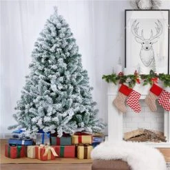 Yaheetech Pre-lit Flocked Artificial Christmas Tree Snow Frosted Christmas Tree 13 Yaheetech Pre-lit Flocked Artificial Christmas Tree Snow Frosted Christmas Tree -Northlight Christmas Store GUEST d948f3fb dcf6 4426 a055 30aae1bb9094
