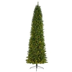 Nearly Natural Pre-Lit LED Slim Green Mountain Pine Artificial Christmas Tree Clear Lights -Northlight Christmas Store GUEST da0cd17f 4453 426b a973 de96cf0a9ebd