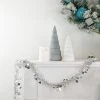 Northlight 50' x 1.5" Silver Tinsel Christmas Garland with Polka Dots - Unlit -Northlight Christmas Store GUEST dae59bbf f7f2 459d 9488 83f43c1cd789