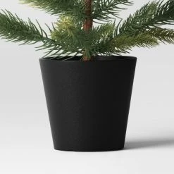 21" Indexed Balsam Fir Artificial Christmas Tree with Black Plastic Pot - Wondershop™ -Northlight Christmas Store GUEST db6823a0 6cf5 4986 b7d7 9c85c6e26b42