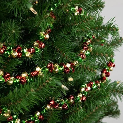 Northlight 5' Green, Gold and Red Jingle Bell Christmas Garland, Unlit 3 Northlight 5' Green, Gold and Red Jingle Bell Christmas Garland, Unlit