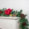 Northlight 6' x 10" Unlit Green Pine, Poinsettias and Gold Berry Artificial Christmas Garland 1 Northlight 6' x 10" Unlit Green Pine, Poinsettias and Gold Berry Artificial Christmas Garland -Northlight Christmas Store GUEST dc856d82 fbe6 4742 9501 c07f2832ee73