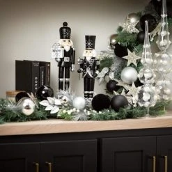 6'L Sullivans Black Ball Pine Garland, Multicolored Christmas Garland -Northlight Christmas Store GUEST dd4e5300 c10f 4bb9 9c79 446fcc49329b