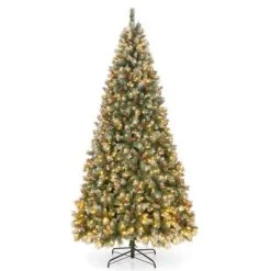 Costway 5FT/6.5FT/7.5FT Artificial Christmas Tree Hinged with 200/420/560/650 Warm LED Lights & 126/207/267/309 Red Berries 27 Costway 5FT/6.5FT/7.5FT Artificial Christmas Tree Hinged with 200/420/560/650 Warm LED Lights & 126/207/267/309 Red Berries -Northlight Christmas Store GUEST dd8c3260 4230 4333 9ef6 912b2fb78f98
