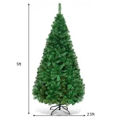 Costway Artificial PVC Christmas Tree W/Stand Holiday Season Indoor Outdoor Green -Northlight Christmas Store GUEST de41b632 f46e 4065 9ac9 f257d7a10b33