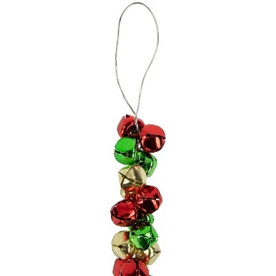 Northlight 5' Green, Gold and Red Jingle Bell Christmas Garland, Unlit 9 Northlight 5' Green, Gold and Red Jingle Bell Christmas Garland, Unlit - Image 7