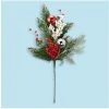Northlight 22" Mixed Pine and Berry Christmas Spray