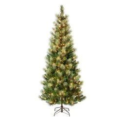 National Tree Company First Traditions Pre-Lit Charleston Pine Hinged Artificial Christmas Tree Clear Lights -Northlight Christmas Store GUEST df15b6c7 1dc0 4f6e 9954 ea48e3346038