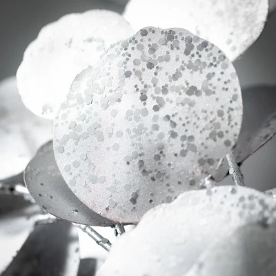 Sullivans Artificial Sheer Silver-Dollar Garland Silver 3.5"H 3 Sullivans Artificial Sheer Silver-Dollar Garland Silver 3.5"H