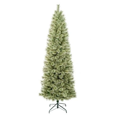 National Tree Company First Traditions Unlit Slim Arcadia Cashmere Pine Hinged Artificial Christmas Tree 6 National Tree Company First Traditions Unlit Slim Arcadia Cashmere Pine Hinged Artificial Christmas Tree - Image 4