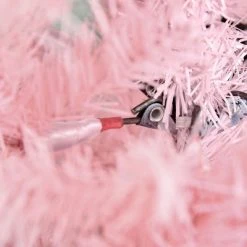 HOMCOM Tall Unlit Slim Douglas Fir Artificial Christmas Tree with Realistic Branches with Tips, Pink 14 HOMCOM Tall Unlit Slim Douglas Fir Artificial Christmas Tree with Realistic Branches with Tips, Pink -Northlight Christmas Store GUEST e2aca2d6 0a32 4a29 82d5 1acc9344a750