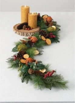 Sullivans Artificial Dellarobia Garland 72"L Green