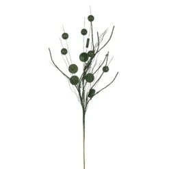 Vickerman 33" Ball and Coin Glitter Twig Spray -Northlight Christmas Store GUEST e38a305c da70 4675 b0db 02cbc1aec061