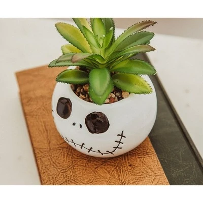 Toynk Silver Buffalo Disney The Nightmare Before Christmas Jack Skellington Ceramic Mini Planter 5 Toynk Silver Buffalo Disney The Nightmare Before Christmas Jack Skellington Ceramic Mini Planter - Image 3