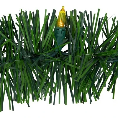 Northlight 18' x 3" Pre-Lit Pine Artificial Christmas Garland, Multicolor LED Lights 6 Northlight 18' x 3" Pre-Lit Pine Artificial Christmas Garland, Multicolor LED Lights - Image 4