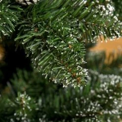 HOMCOM Artificial Snow Dipped Christmas Tree with Pinecones, Holiday Home Indoor Decoration with Foldable Feet -Northlight Christmas Store GUEST e6ec9ee9 0af9 4b88 abe8 1cdb3b283f8e