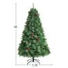 Costway 6ft 7ft8ft Unlit Hinged PVC Artificial Christmas Pine Tree with Red Berries 2 Costway 6ft 7ft8ft Unlit Hinged PVC Artificial Christmas Pine Tree with Red Berries -Northlight Christmas Store GUEST e8aa8909 3332 4f77 8c63 e80c21ef256a